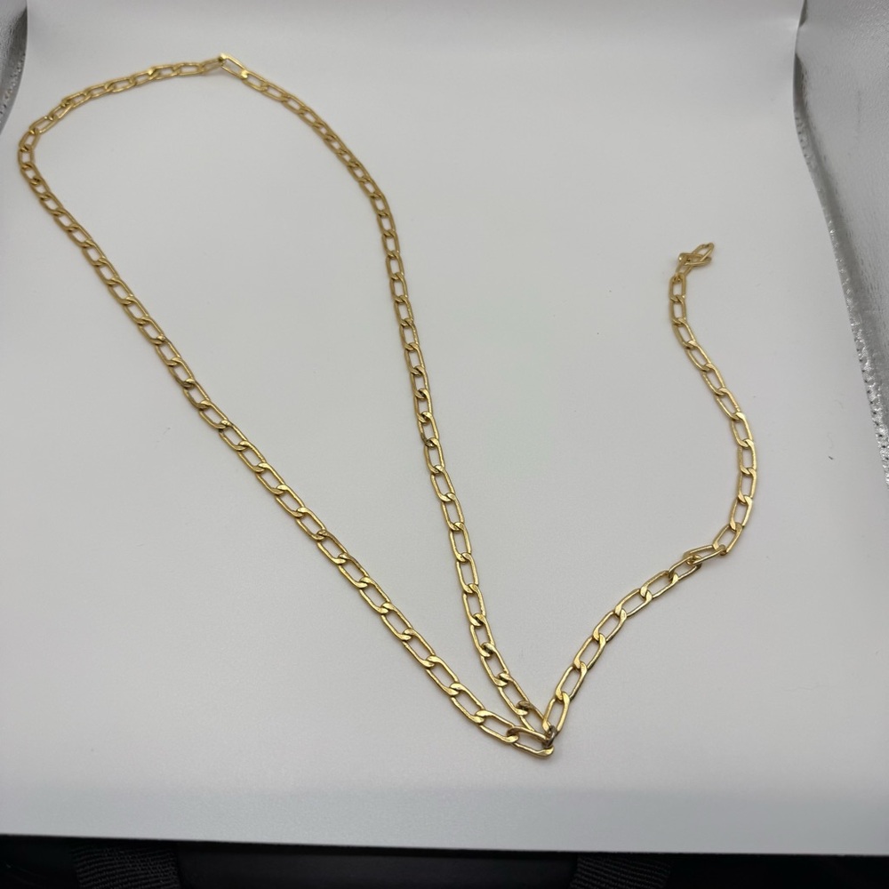 Gold Link Chain Necklace for Women